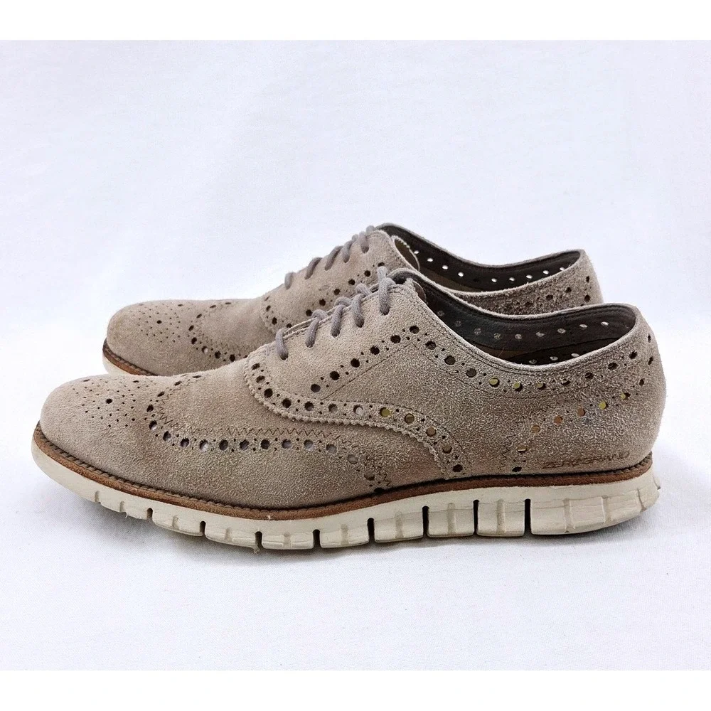 Cole Haan ● ZERØGRAND Tan Suede Oxford - Size 11‎